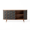 Grey Woven Sideboard Buffet