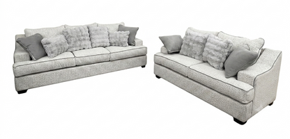 Misty Grey Sofa Set