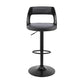 Adjustable Modern Swivel Bar Stool with Open Back