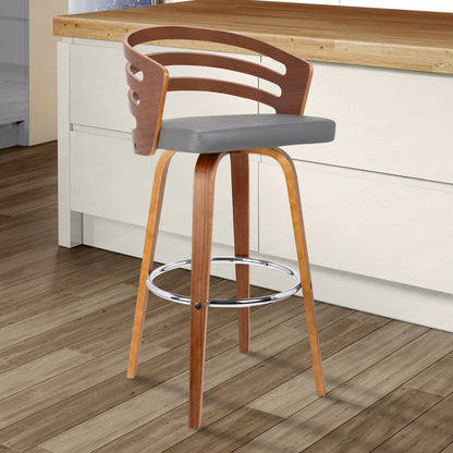 ArcLuxe Mid-Century Swivel Bar Stool