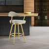 Summit Curve Swivel Bar Stool