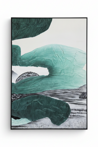 Jade Horizon Wall Art