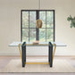 Kai Rectangular Glass Dining Table