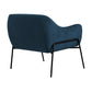 Karen Contemporary Velvet Lounge Chair