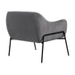 Karen Contemporary Velvet Lounge Chair