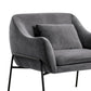 Karen Contemporary Velvet Lounge Chair