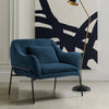 Karen Contemporary Velvet Lounge Chair