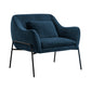 Karen Contemporary Velvet Lounge Chair