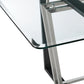 Kai Rectangular Glass Dining Table