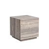 Lyria Travertine Square Side Table (Set of 2)