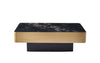Agate Sintered Stone Rectangle Coffee Table