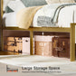 LuxeCharge Leather Bed