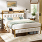 LuxeCharge Leather Bed