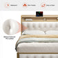 LuxeCharge Leather Bed