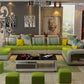 Marina Modular Tufted Sectional Style E