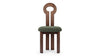 Modern Sculpted Back Dining Chair