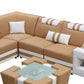 Aero Leather LED Sectional