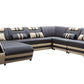 Aero Leather LED Sectional