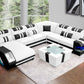 Aero Leather LED Sectional