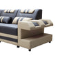 Aero Leather LED Sectional