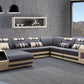 Aero Leather LED Sectional