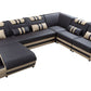 Aero Leather LED Sectional