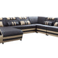 Aero Leather LED Sectional
