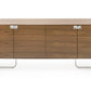 Modern Walnut Veneer Buffet