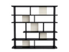 Noir Grid Open Bookshelf