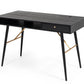 Noir Modern Oak Office Desk
