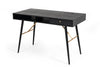 Noir Modern Oak Office Desk
