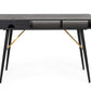 Noir Modern Oak Office Desk