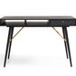 Noir Modern Oak Office Desk