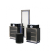 Noire Vanity Set w/ Stool