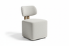 Noma Dining Chair W/ Casters