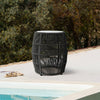 Opus Woven Indoor & Outdoor Garden Stool End Table