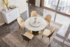 Opulent Radiance Marble Dining Set