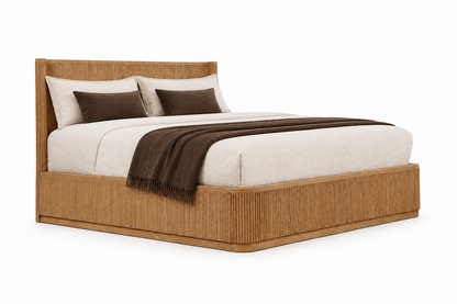 Orvieto Fluted Platform Bed