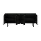 Pasadena Black Slatted Sideboard