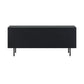 Pasadena Black Slatted Sideboard