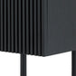 Pasadena Black Slatted Sideboard