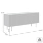 Pasadena Black Slatted Sideboard