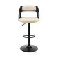 Metro Curve Adjustable Bar Stool