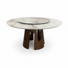 Petra Marble Round Dining Table