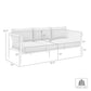 Rhodes Outdoor 3-Seater Sofa