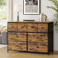 RusticWood Minimalist Dresser