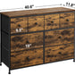 RusticWood Minimalist Dresser
