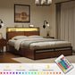 Rustic Horizon Storage Bed
