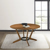 Santana Round Walnut Dining Table