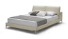 Sleek Horizon Leather Bed